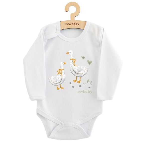 Dětské body s potiskem New Baby Husičky