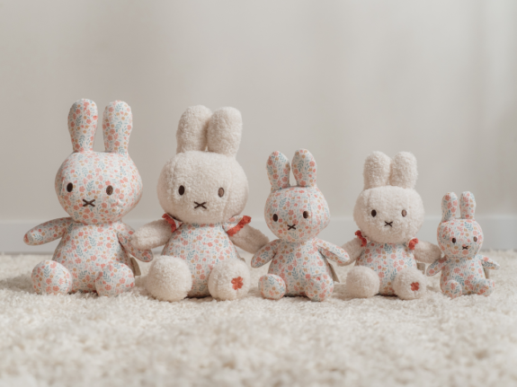 Králíček Miffy textilní Lucky Blossom 20 cm Little Dutch