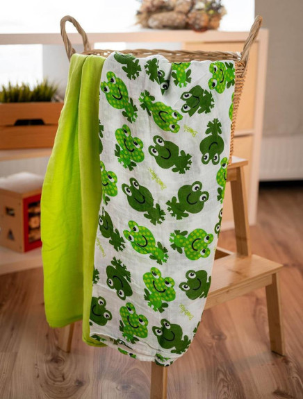Bambusové zavinovací pleny Duo Pack Bobánek