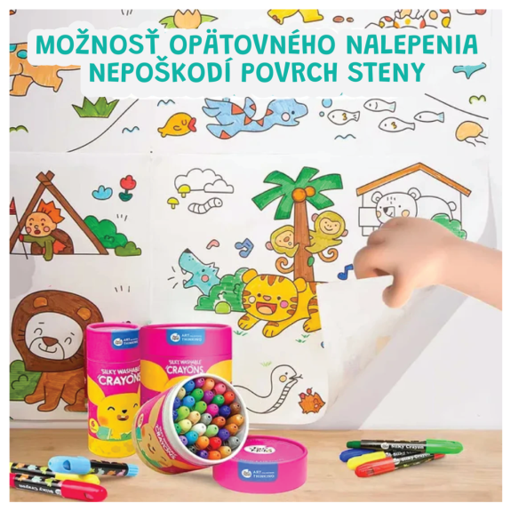 Samolepící omalovánka v roli Zvířátka 3 m Jarmelo