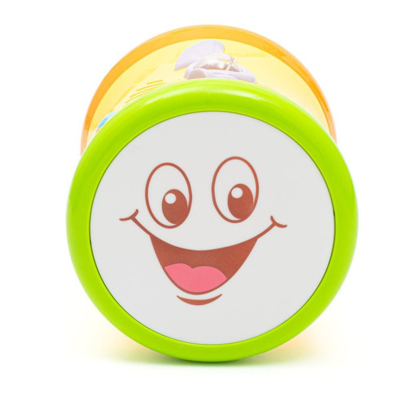 Oboustranný dynamický bubínek žlutý Baby Mix