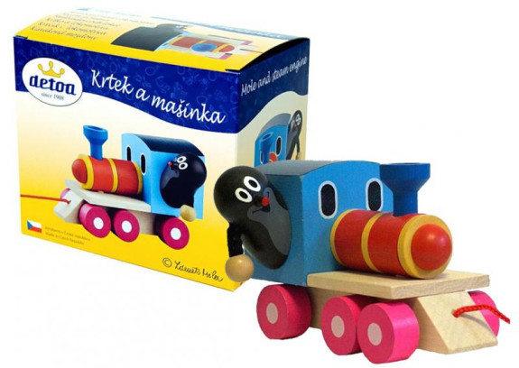Krtek a mašinka - tahací hračka