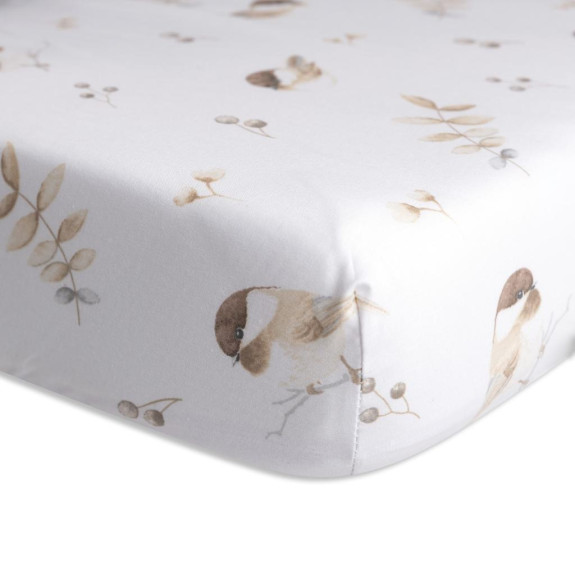 Bavlněné prostěradlo s gumou Print 60 x 120 cm Babymatex