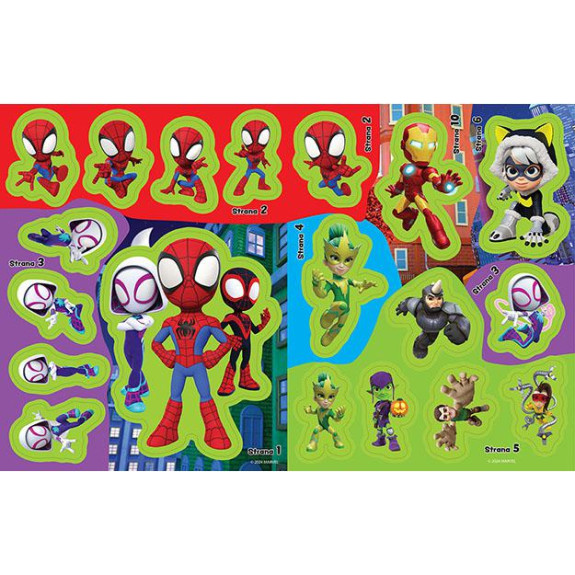 Dolep si svítící samolepky Spidey
