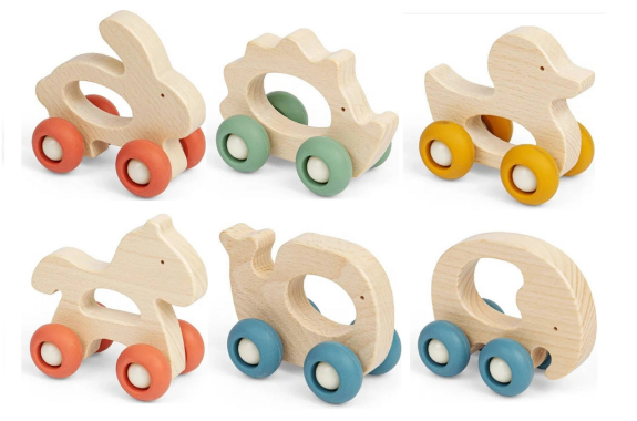 Zvířátko na kolečkách Bigjigs Toys 