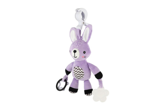 Chrastítko plyš 30 cm závěs na postýlku/kočárek 0 m+ babyted