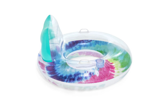 Nafukovací kruh/křeslo s úchyty Tie Dye 118 x 117 cm Bestway