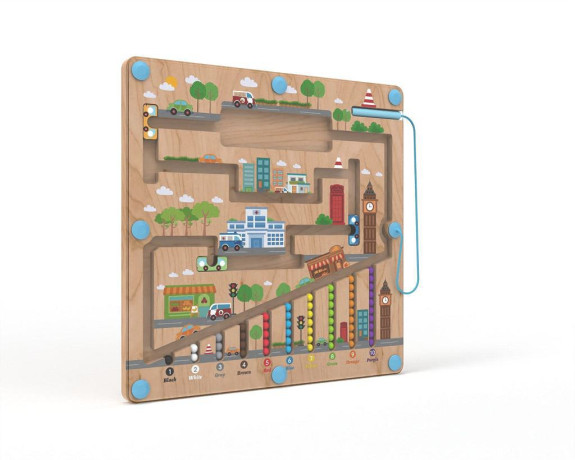 Toys Magnetická hrací deska City 2Kids