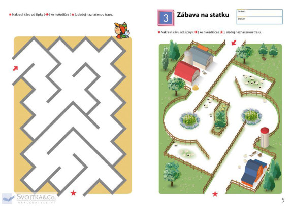 Svojtka Můj první pracovní sešit Bludiště