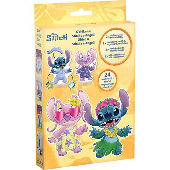 Magnetické oblékání s omalovánkou Lilo & Stitch