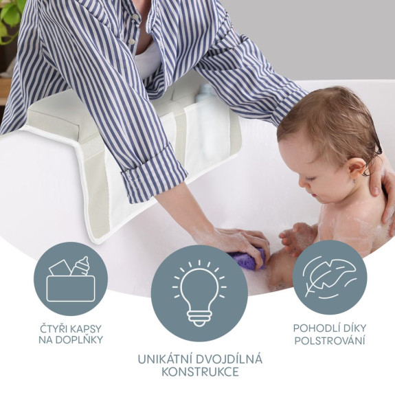 Podložka loketní na okraj vany Grey Zopa