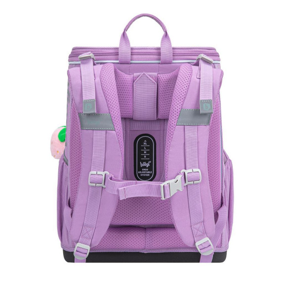 Set 3 Zippy Lavender: aktovka, penál, sáček Baagl