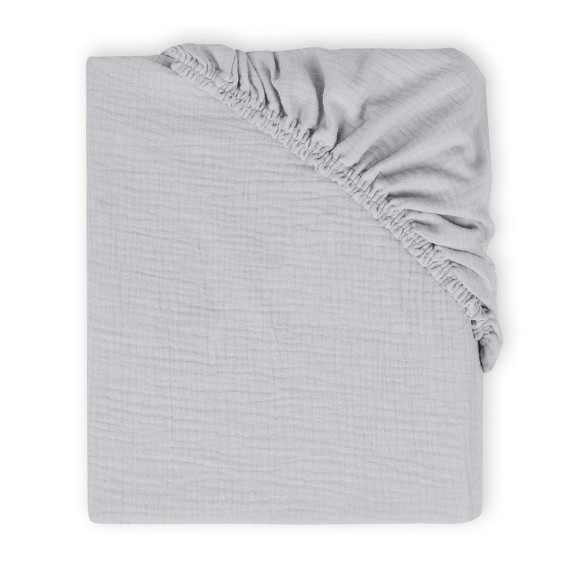 Mušelínové prostěradlo s gumou 60 x 120 cm BabyMatex