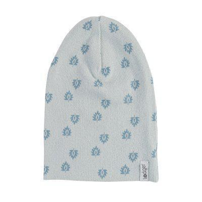 Čepička Beanie Print Rib LODGER - Ice Flow