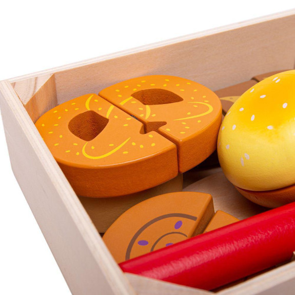 Krájecí pečivo v krabičce Bigjigs Toys