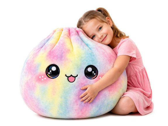 Plush Friends Kawaii Bao knedlíček plyšový 60cm duhový 0m+