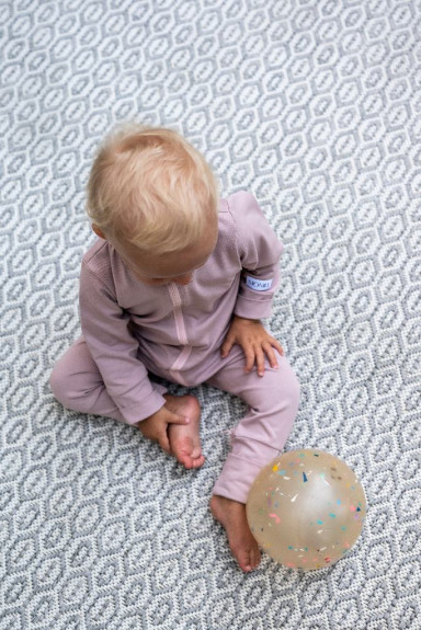 Dětský rostoucí overal Kočka Pastel růžový Moniel