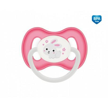 Dudlík silikonový symetrický 18 m+ Canpol babies Bunny & Company