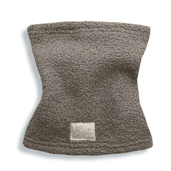 Zimní nákrčník Teddy fleece double Brown Esito