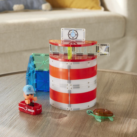 Magnetická stavebnice Lighthouse Rescue 26 dílků Magna-Tiles