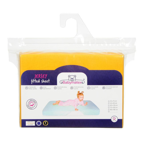 Prostěradlo jersey s gumou 70 x 140 cm BabyMatex