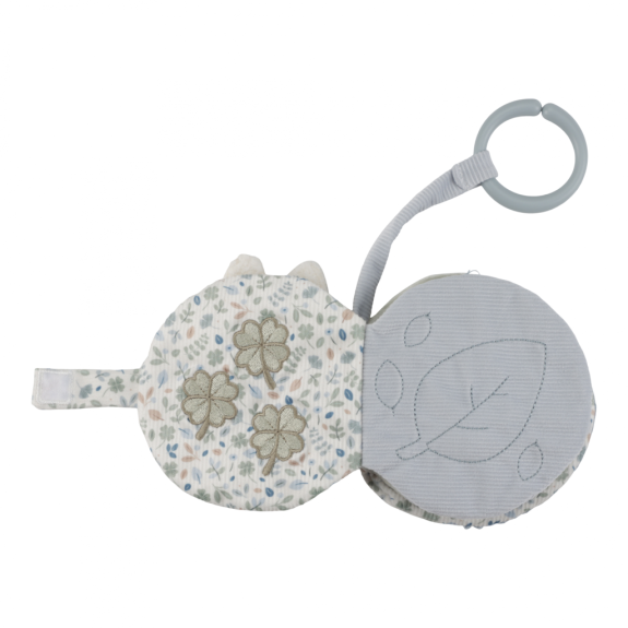 Závěsná textilní knížka králíček Little Dutch Miffy Lucky Leaves