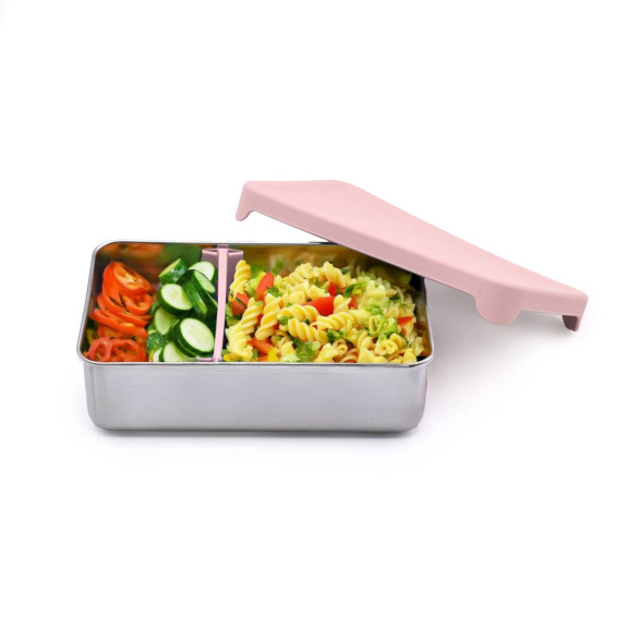 Nerezový Bento box 740 ml se silikonovým víkem Melii