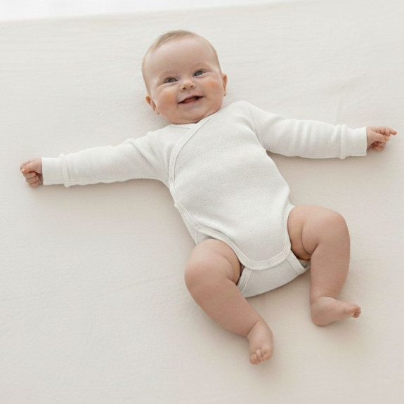 Rostoucí zavinovací body bílé vzor obdélník Babyservice