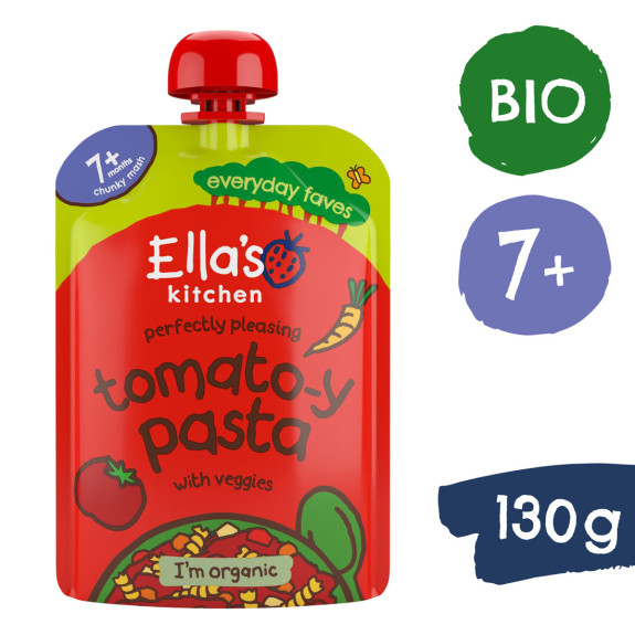 BIO Rajčatové těstoviny se zeleninou 130 g Ella's Kitchen