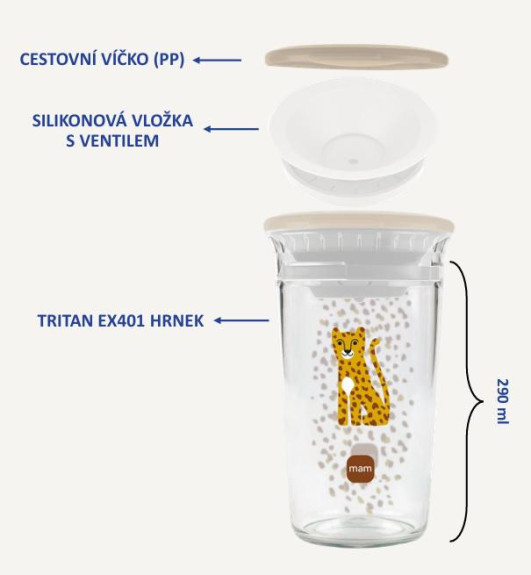 Hrnek Easy to drink 290 ml Mam