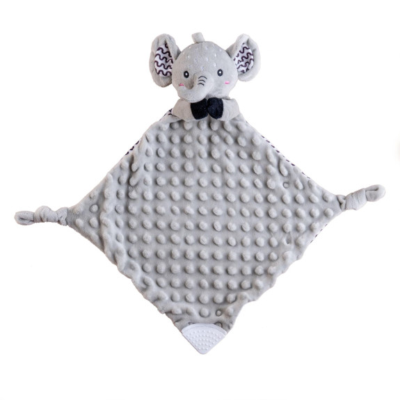 Usínáček babyted kousátko, chrastítko plyš 25x25 cm 0 m+