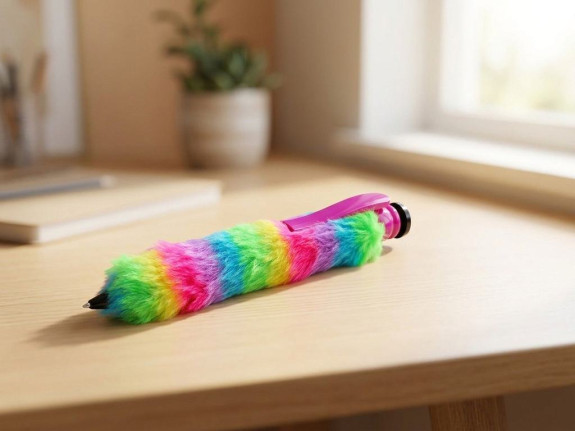 Propiska jumbo 28 cm chlupatá Glamour