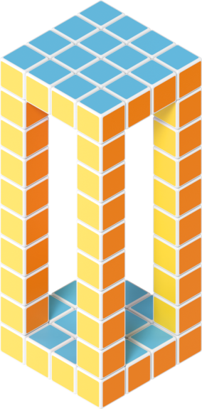Geomag Magicube Art 64 dílků
