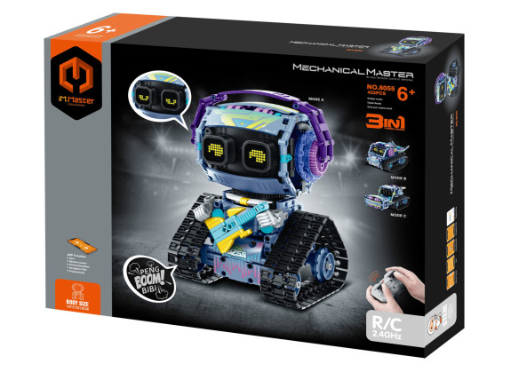 Stavebnice robot s kytarou 3v1 RC na dálkové ovládání iM.Master