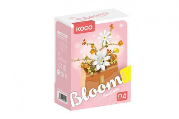 Stavebnice mini Květina v kabelce 232 ks Koco