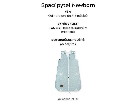 Spací pytel Newborn Vintage Sleepee
