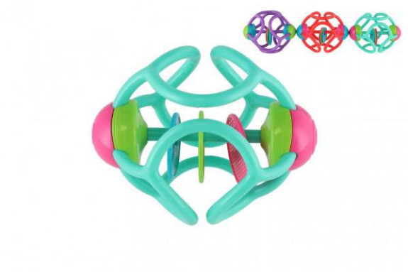 Chrastítko/Kousátko míček 12 cm