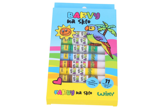 Barvy na sklo 11+1 10 ml