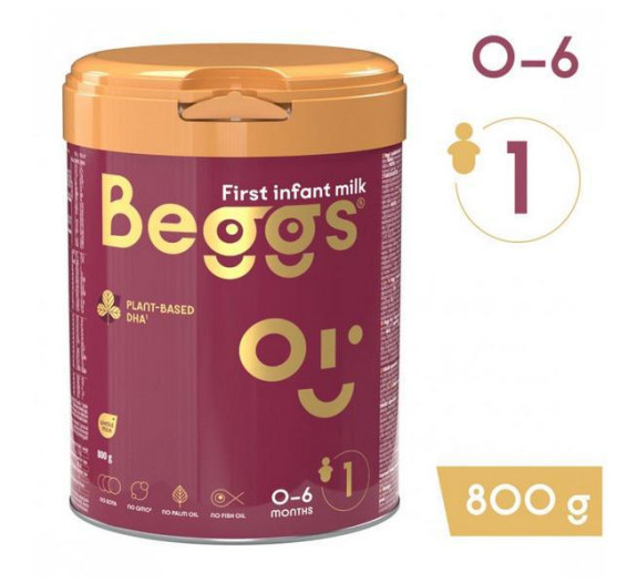 Beggs 1 počáteční mléko (800 g) EXPIRACE 27.1.27
