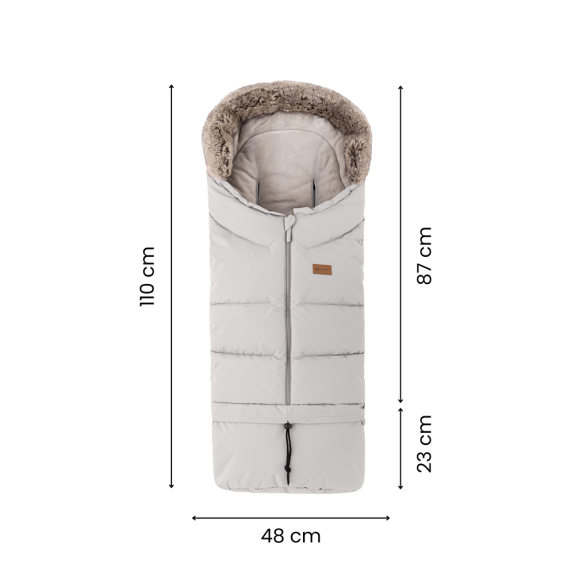 Set zimní fusak Arctic 4 v 1 + rukavice na kočárek Furry Petite & Mars