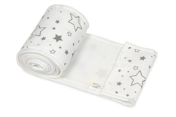 Bavlněný mantinel do postýlky Bump Air Design 180 cm Babymatex