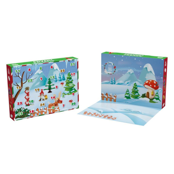 Adventní kalendář (600 ks) Plus-Plus