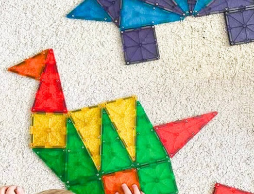 Inspirace a návody na stavění z magnetické stavebnice Magna-Tiles