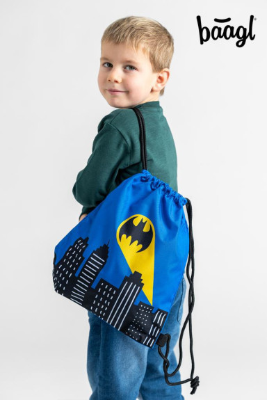 Předškolní sáček Batman modrý Baagl
