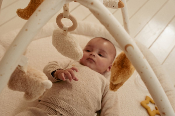 Hrací deka s hrazdou Newborn Naturals Little Dutch