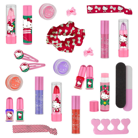 Adventní dětský kosmetický kalendář Hello Kitty