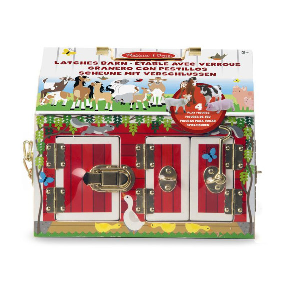 Dřevěná stáj se zámky Melissa & Doug