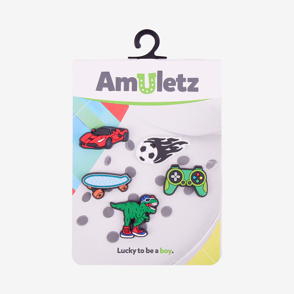 Amulety - ozdoby na boty Amuletz Set boy mix Coqui