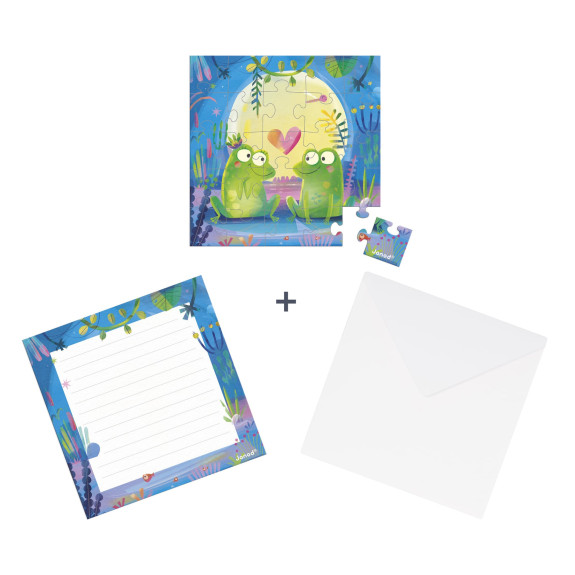 Blahopřání k narozeninám s puzzle Janod