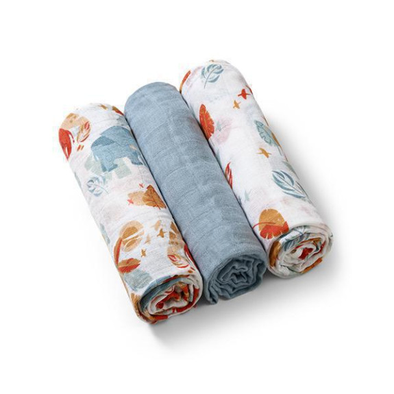 Plenky mušelínové Super soft 3 ks BabyOno